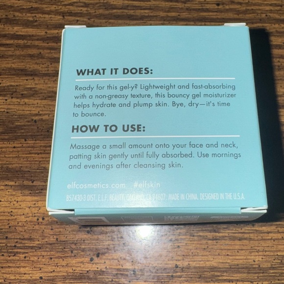 NIB Elf Holy Hydration Gel Yeah Moisturizer and Makeup Melting Cleansing Balm - Picture 7 of 10